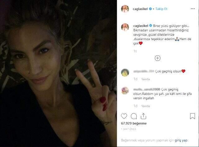 Günlerdir tedavi gören Çağla Şıkel taburcu oldu
