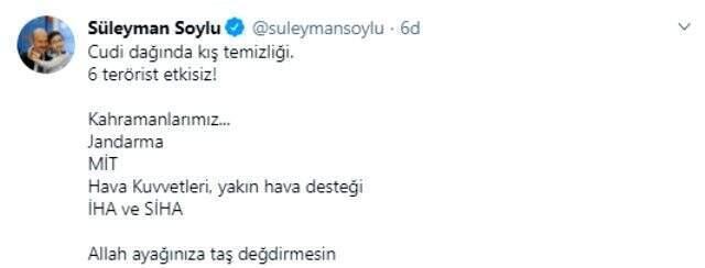 Jandarma ve MİT'ten ortak operasyon: 6 terörist etkisiz hale getirildi