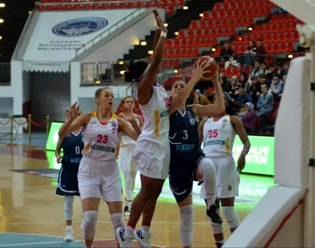 Kadınlar Basketbol Süper Ligi: Kayseri Basketbol: 77 - Hatay Büyükşehir: 59 Kadınlar Basketbol Süper Ligi: Kayseri Basketbol: 77 - Hatay Büyükşehir: 59