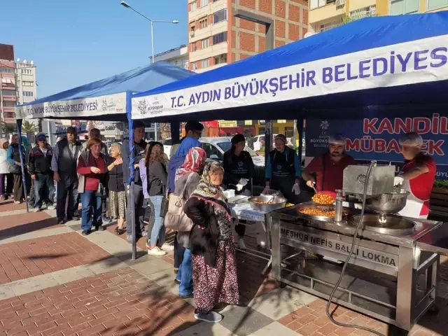 Nazilli'de Mevlid Kandili hayırlarla kutlandı Nazilli'de Mevlid Kandili hayırlarla kutlandı