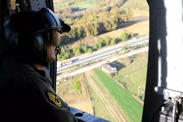 'Ölüm yolu'nda helikopterli denetim