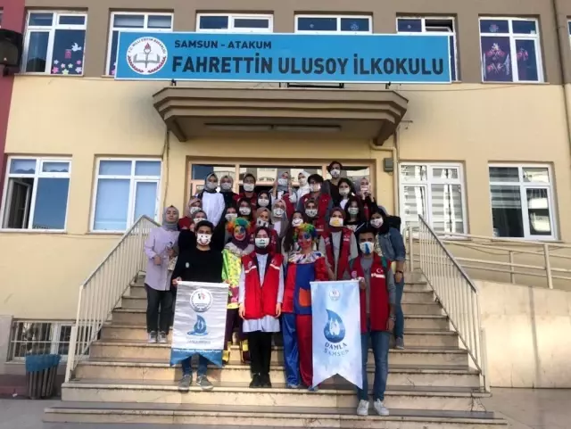 OMÜ'lü öğrencilerden lösemi farkındalık çalışması OMÜ'lü öğrencilerden lösemi farkındalık çalışması