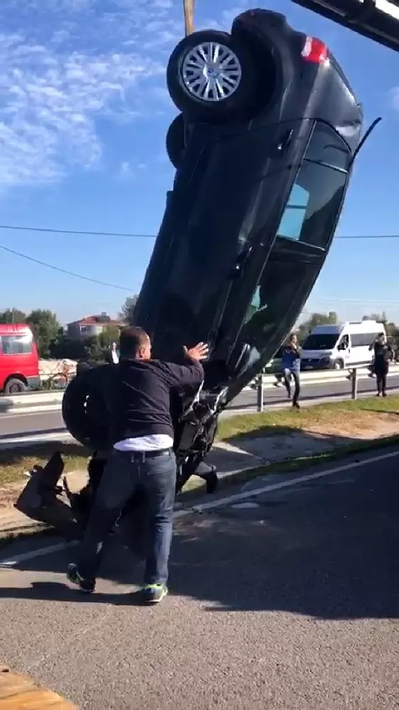 Samsun'da trafik kazası: 1 yaralı