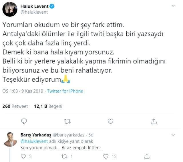 Siyanürden zehirlenerek ölen aileye yaptığı yorumla eleştirilen Haluk Levent'e bir tepki de CHP'li eski vekilden geldi