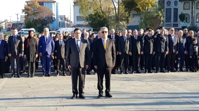 Alaçam'da 10 Kasım anma töreni