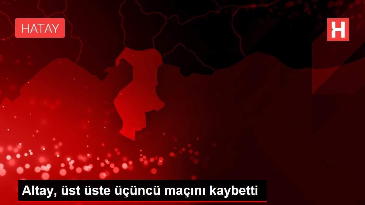 Altay, üst üste üçüncü maçını kaybetti
