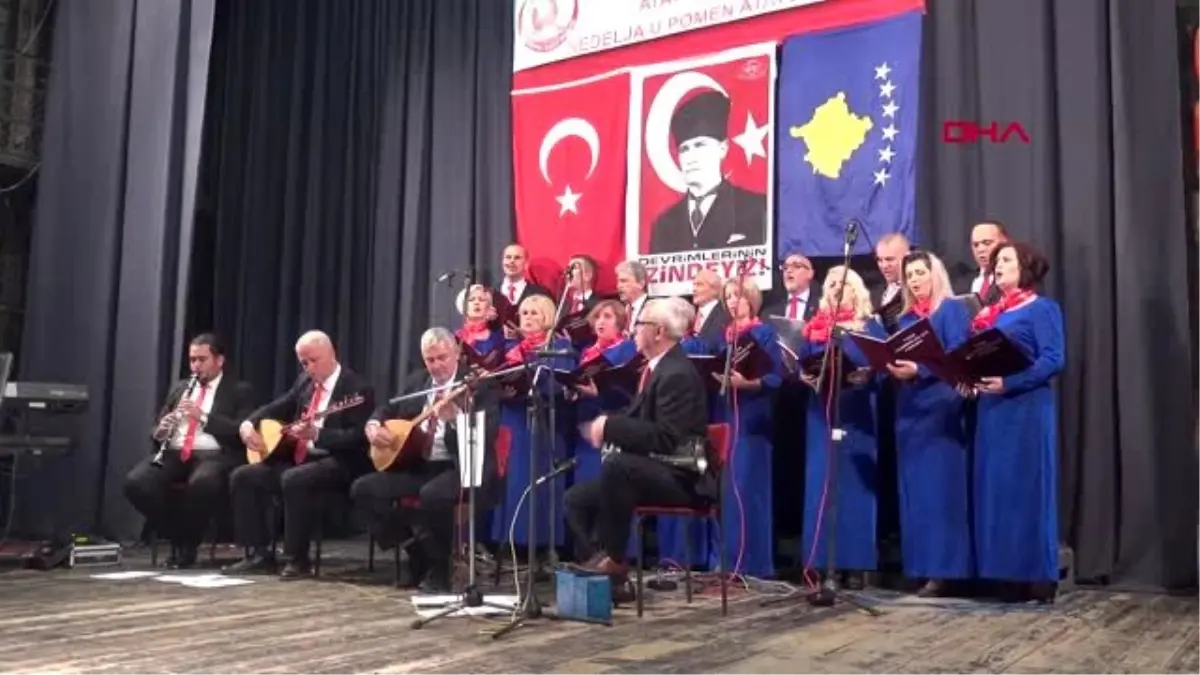 Atatürk, kosova'da sevdiği şarkılarla anıldı