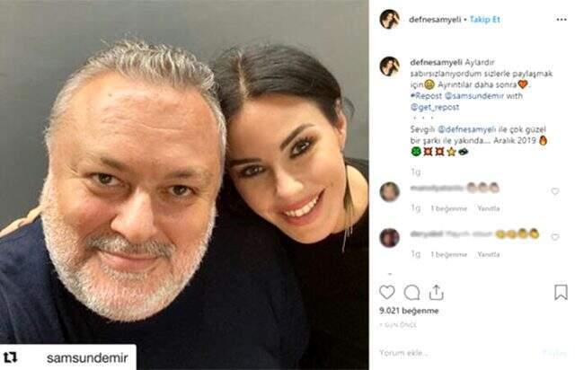 Cem Yılmaz'dan ayrılan Defne Samyeli'den single sürprizi