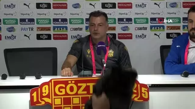 Göztepe - Yeni Malatyaspor maçının ardından Göztepe - Yeni Malatyaspor maçının ardından