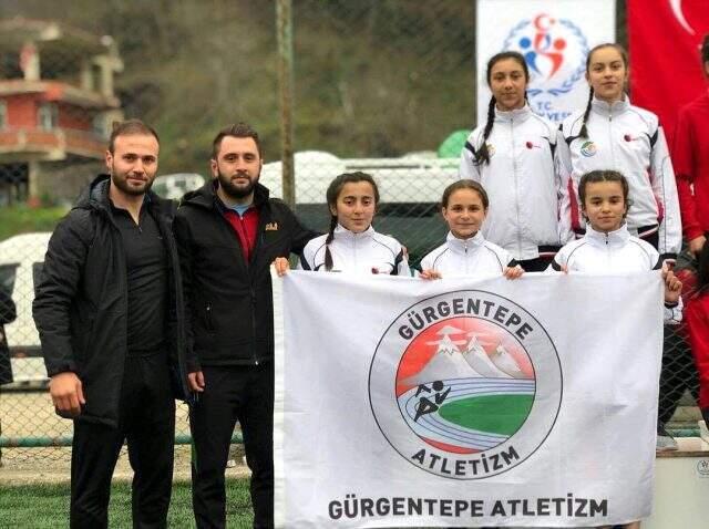 Gürgentepeli öğrenciler atletizmdeki başarılarıyla fırtına estiriyor