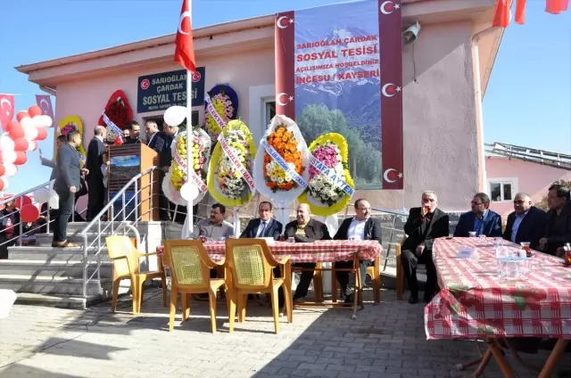 İncesu'da sosyal tesis törenle açıldı İncesu'da sosyal tesis törenle açıldı