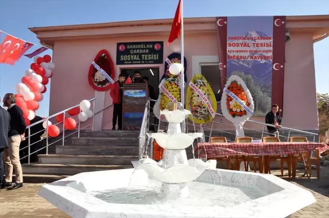 İncesu'da sosyal tesis törenle açıldı İncesu'da sosyal tesis törenle açıldı