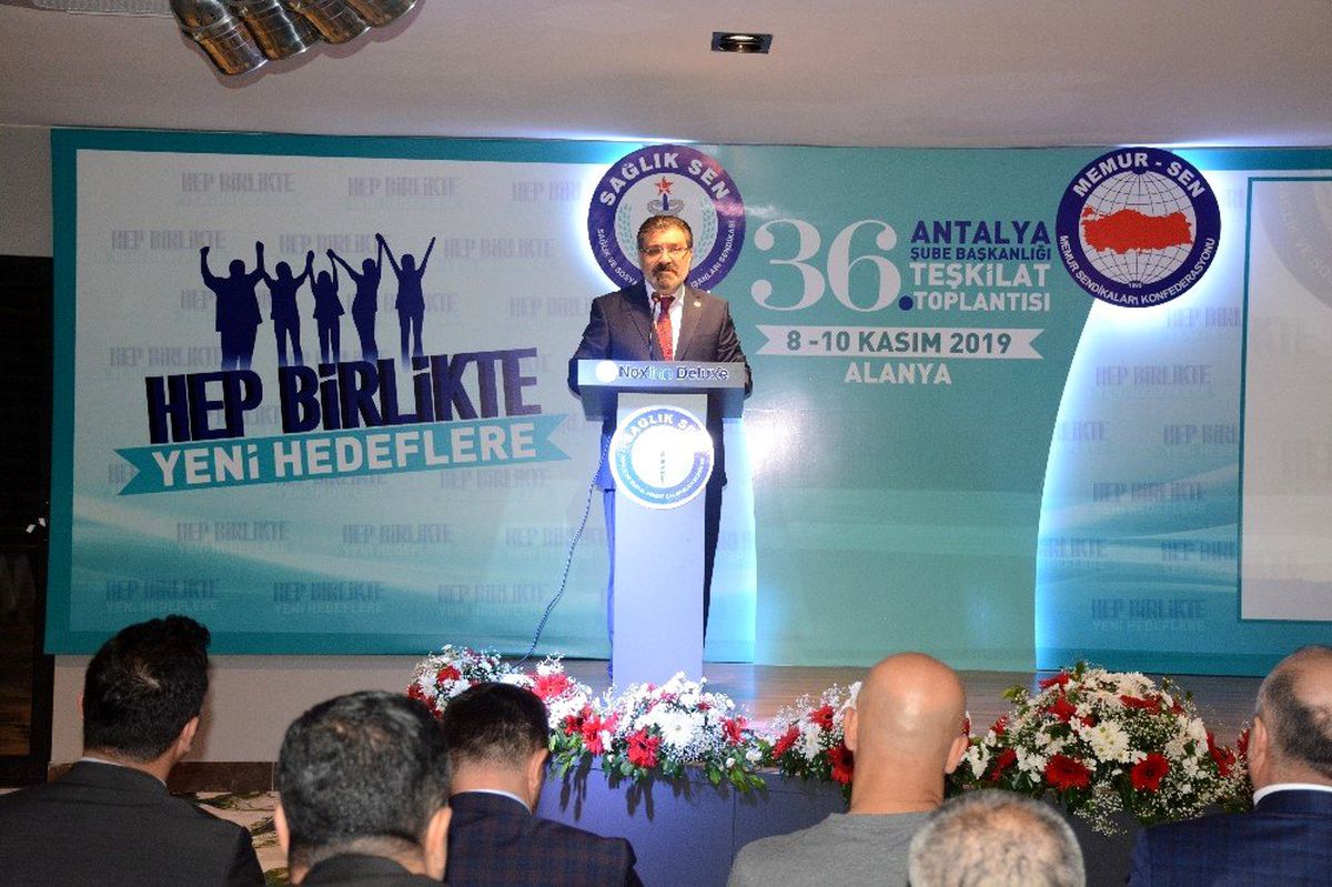 Sağlık Sen Antalya Başkanı Kuluöztürk: 'Yeni hedeflerle yeniden başlayacağız'