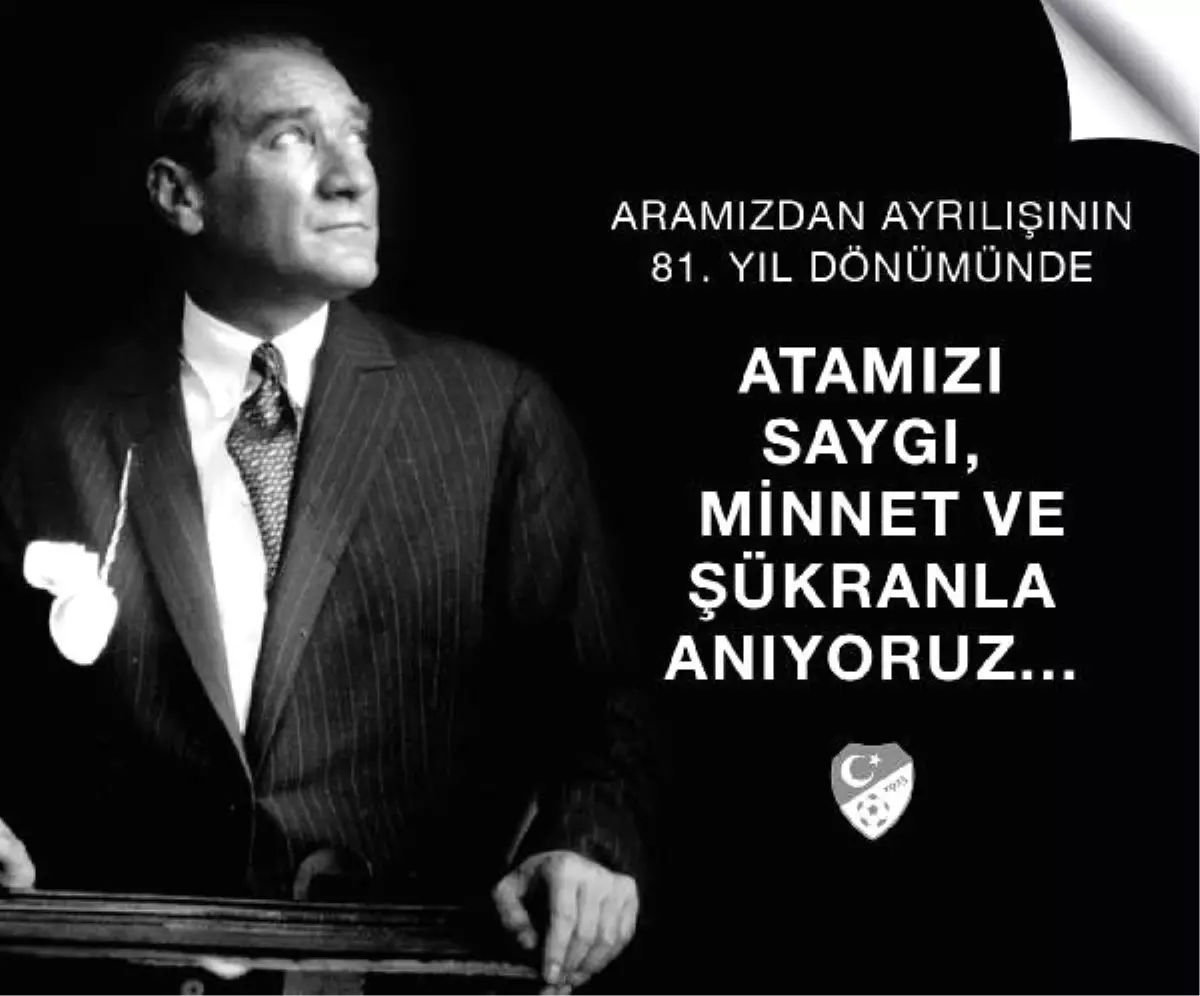 Spor camiasından 10 Kasım mesajları