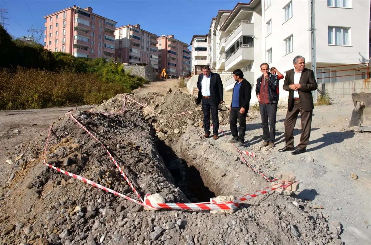 Alaplı Belediyesi'nden yol çalışması