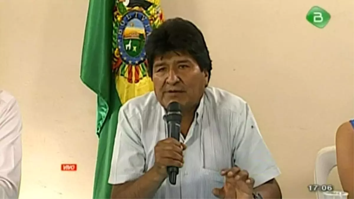Morales Bolivya'da yeni seçim çağrısında bulunacak