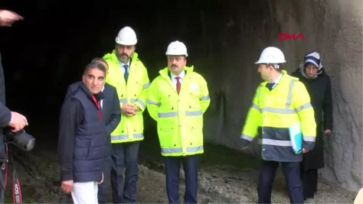 Bolu-bakan yardımcısı fatih metin belediye üzerine düşeni yaparsa, tüneli bitiririz