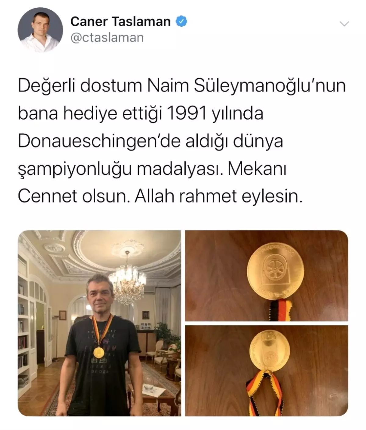 'Cep Herkülü'nün kayıp madalyalarından biri ortaya çıktı