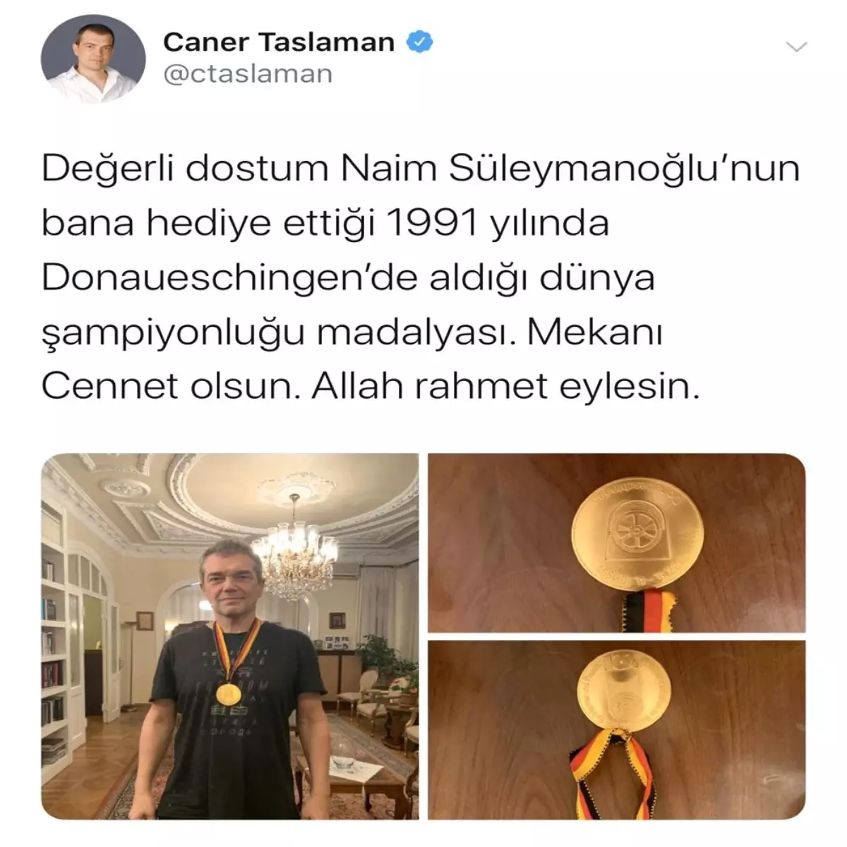 'Cep Herkülü'nün kayıp madalyalarından biri ortaya çıktı