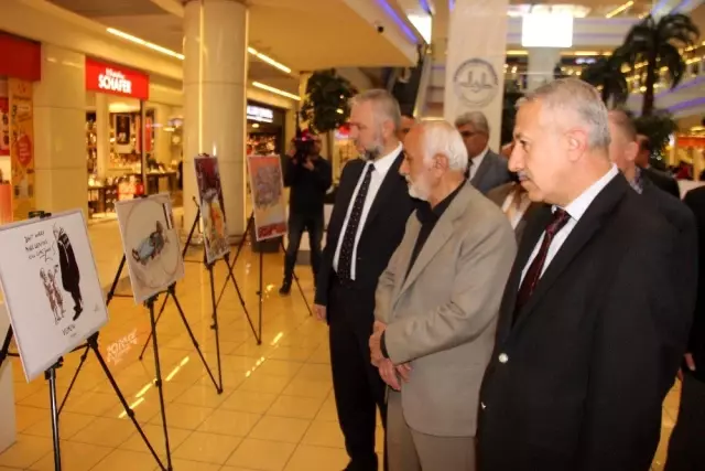 'Çizgilerle Yemen' Sergisinin ikincisi Kayseri'de açıldı 'Çizgilerle Yemen' Sergisinin ikincisi Kayseri'de açıldı