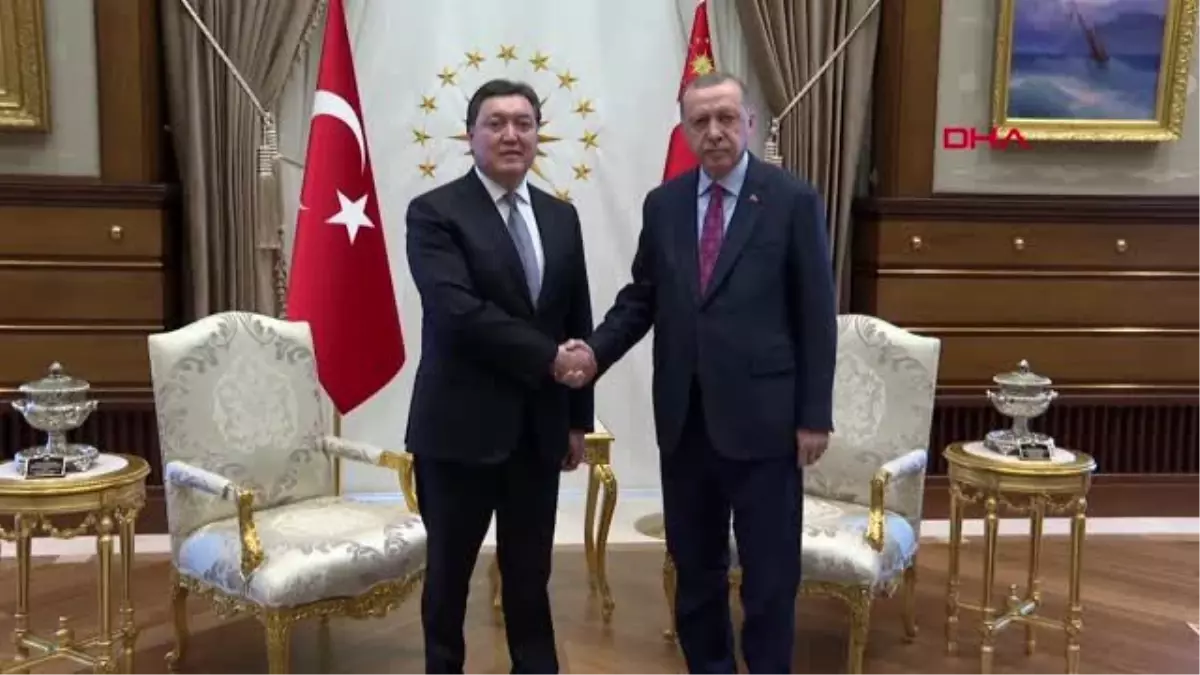 Erdoğan, kazakistan başbakanı mamin'i kabul etti