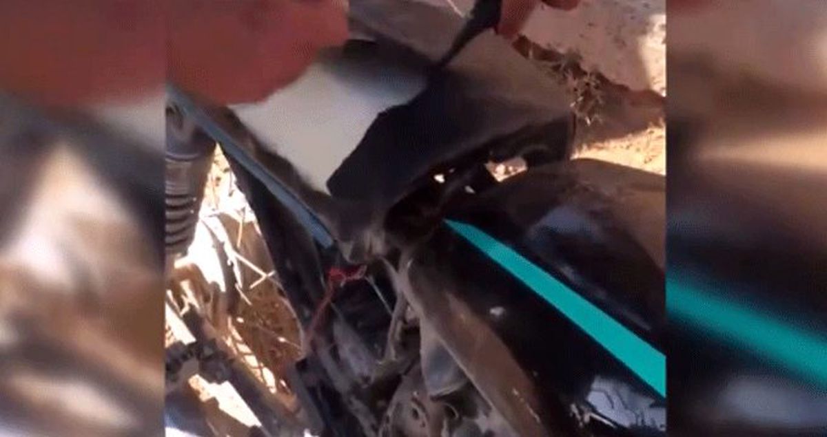 Barış Pınarı Harekatı bölgesinde teröristlerin EYP ile tuzakladığı motosiklet etkisiz hale getirildi