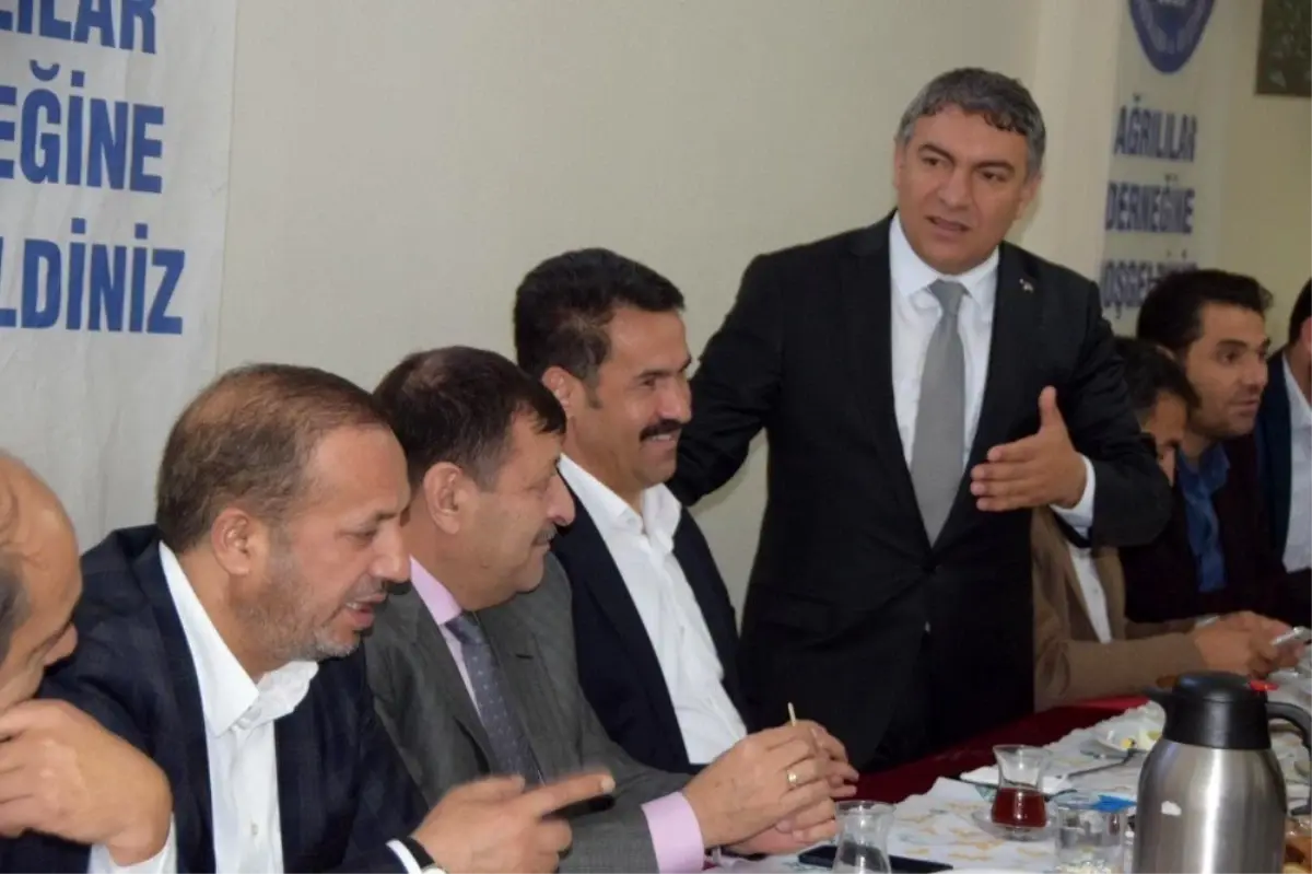 Milletvekili Yaman ve Başkan Şayir Ağrılılar'a konuk oldu