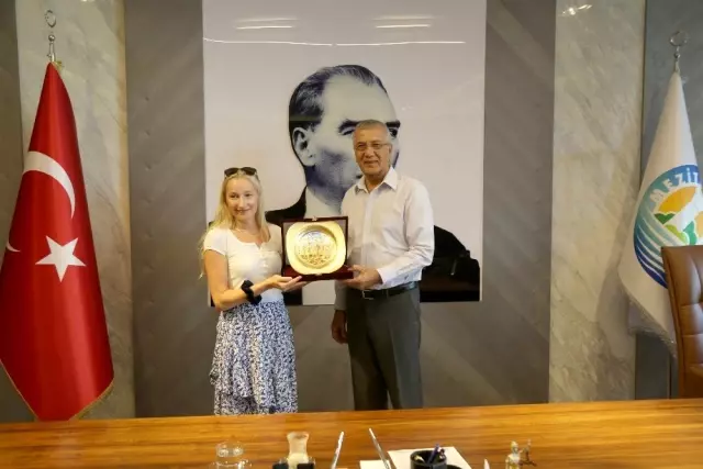 Alman heyet, Mezitli Belediyesinin projelerini inceliyor Alman heyet, Mezitli Belediyesinin projelerini inceliyor