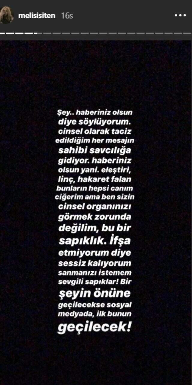 Aslıhan Gürbüz, kendisine taciz mesajları atan takipçisini ifşa etti