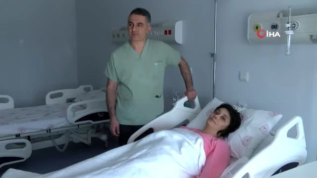 Azerbaycanlı genç kadın Malatya'da sağlığına kavuştu