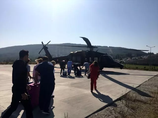 Bağışlanan organlar, helikopter ve uçakla taşındı