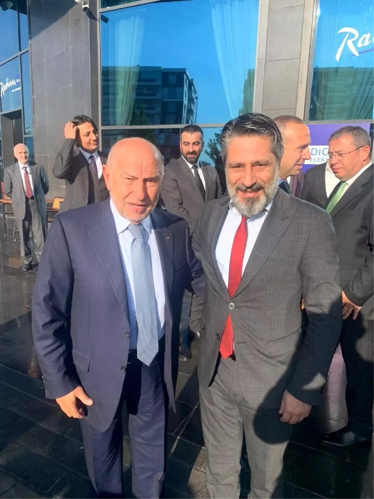 Bağlar Belediyespor Başkanı Merdoğlu, TFF Başkanı Özdemir'le görüştü