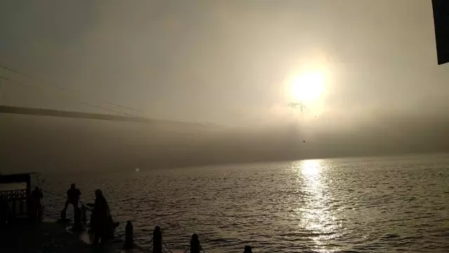 İstanbul Boğazı'nda sis