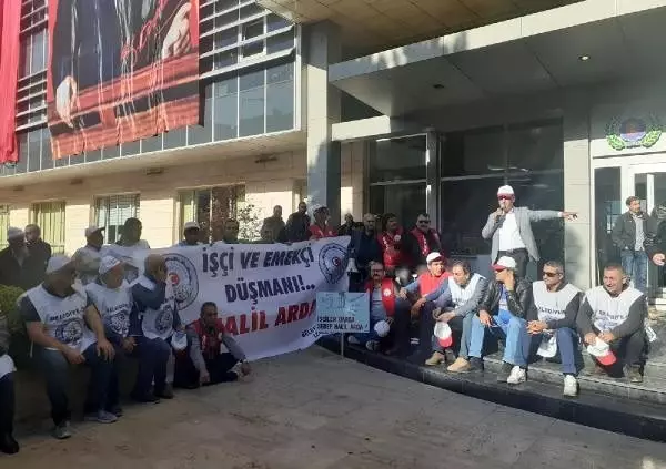 İşten çıkarıldığı öne sürülen şoför için işçilerden eylem