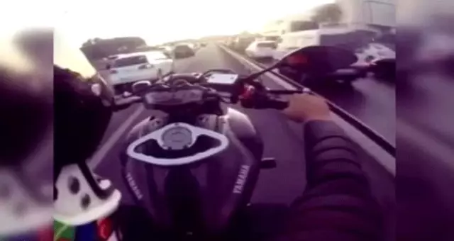 Motosikletli maganda terör estirdi!