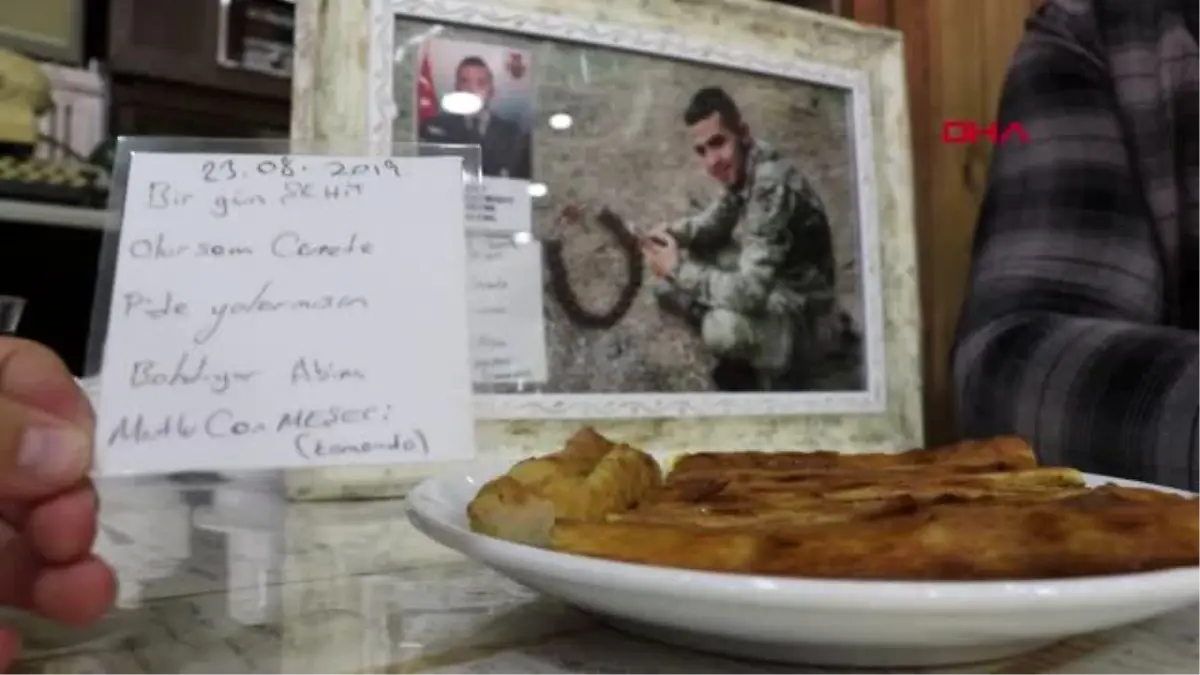 Samsun şehidin 'cennete pide yollar mısın' notuna pide siparişi yağıyor