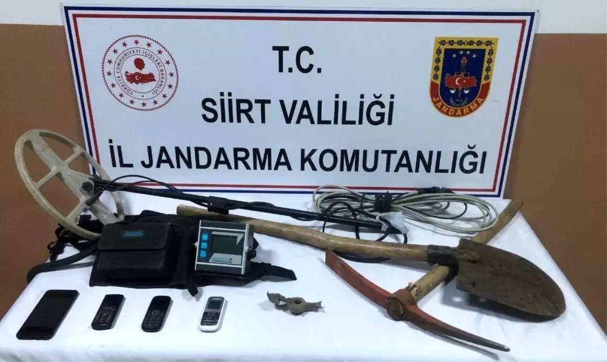 Siirt'te sit alanda izinsiz kazı yapan 5 kişi yakalandı