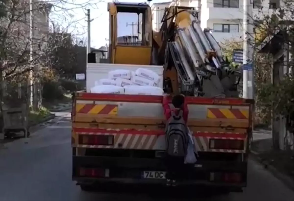 Vinç kasasına tehlikeli yolculuk