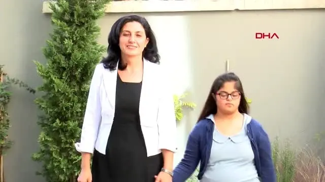 Ankara down sendromlu kardelen, lazer akupunkturu ile 10 kilo verdi Ankara down sendromlu kardelen, lazer akupunkturu ile 10 kilo verdi