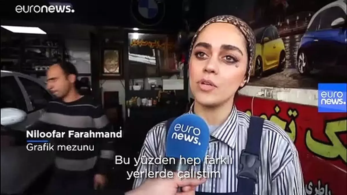 Kadının sesinin daha gür çıktığı İran'da tabular yıkılıyor: Kadın araba tamircileri