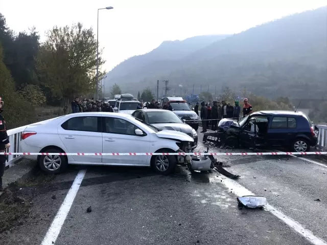 Karabük'teki zincirleme trafik kazasında 4 kişi yaralandı