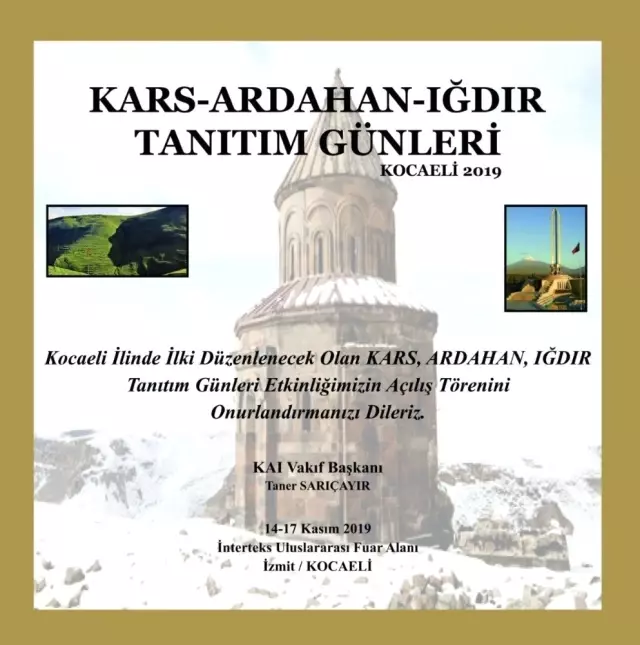 Kars-Ardahan-Iğdır Tanıtım Günleri'nin başlamasına kısa süre kaldı Kars-Ardahan-Iğdır Tanıtım Günleri'nin başlamasına kısa süre kaldı