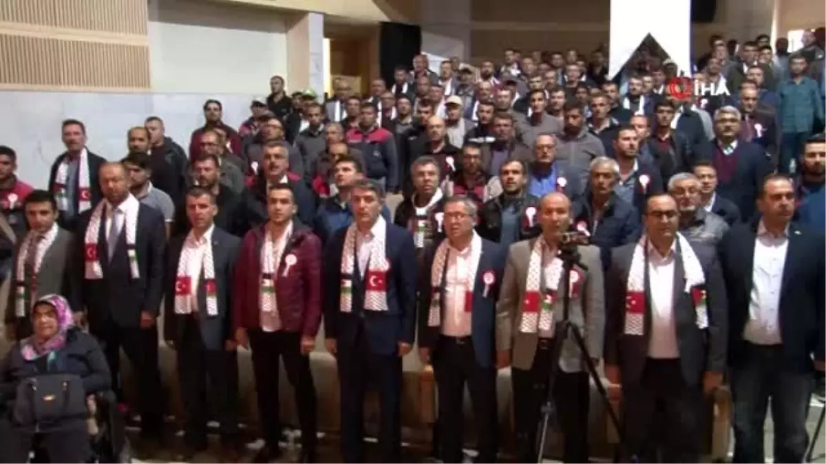 Konya'da 'Kudüs için ayaktayız Filistin için buradayız' toplantısı