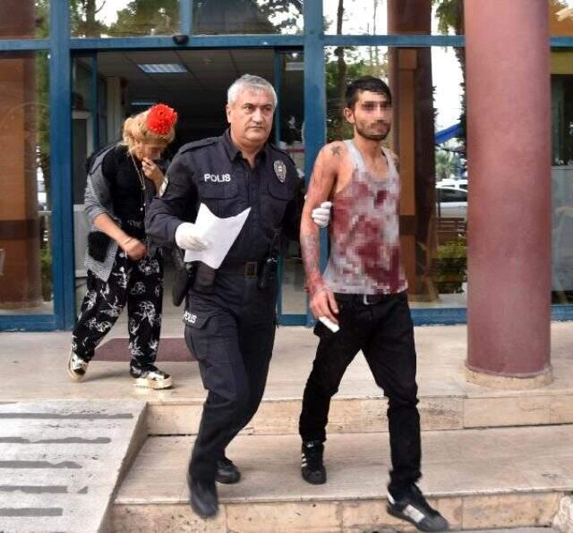 Sevgilisini taciz ettiğini öne sürdüğü çocuğu döner bıçağıyla yaraladı
