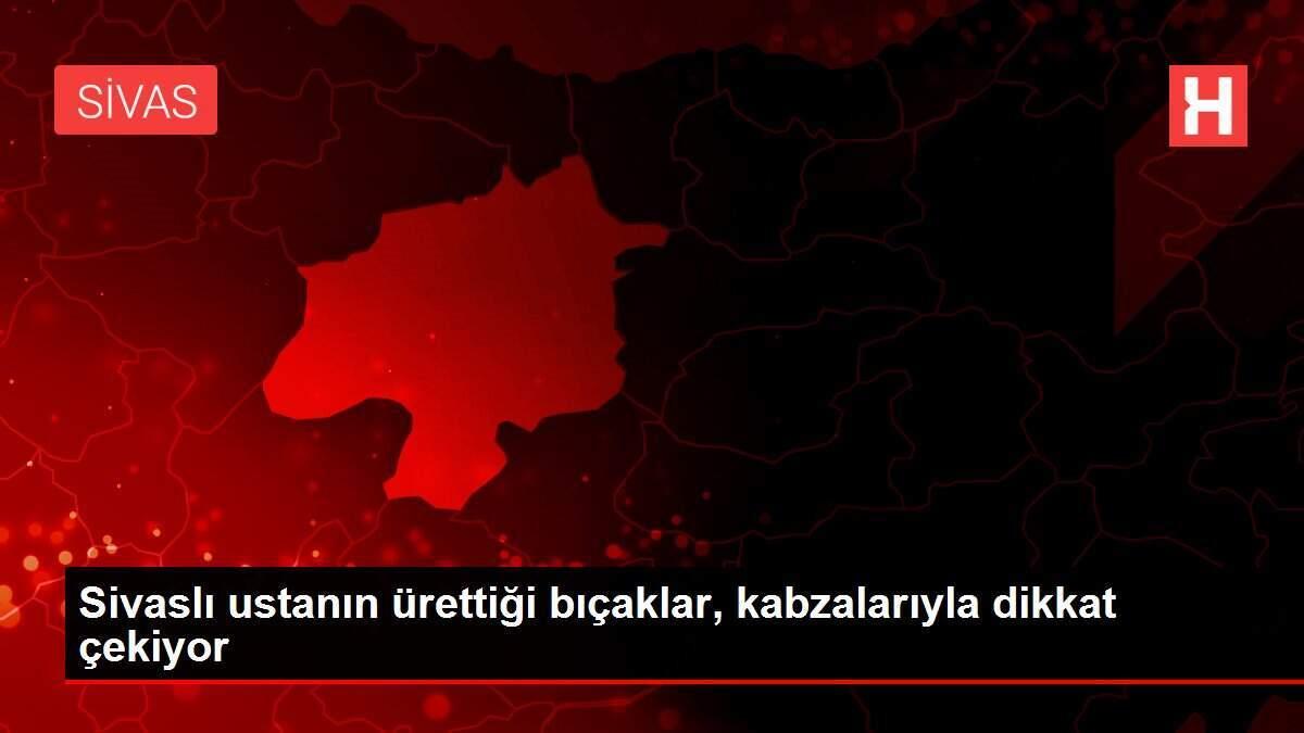 Sivaslı ustanın ürettiği bıçaklar, kabzalarıyla dikkat çekiyor
