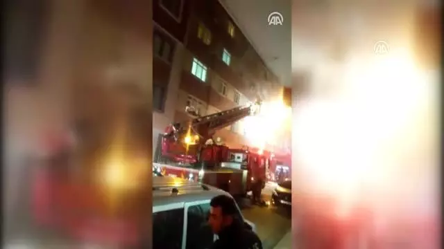 Bahçelievler'de apartman yangını