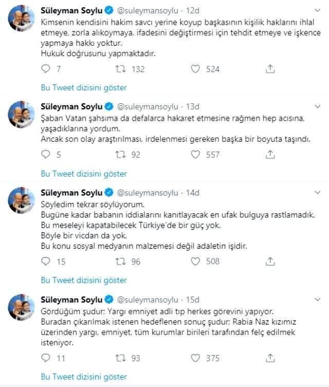 Bakan Soylu'dan gazeteci Cüneyt Özdemir'e Rabia Naz telefonu: Türkiye'de hiçbir güç bunu kapatamaz