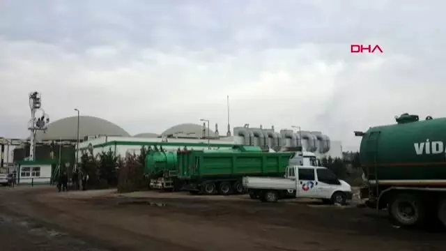 Bursa karacabey'de süt fabrikasında yangın-1