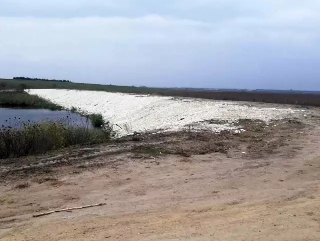 Hayvanlar için göletlere 4 bin 600 ton rip-rap taşı alındı