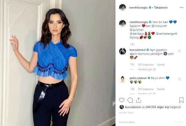 İrem Helvacıoğlu rol aldığı Sen Anlat Karadeniz final yapınca saçlarını kestirdi